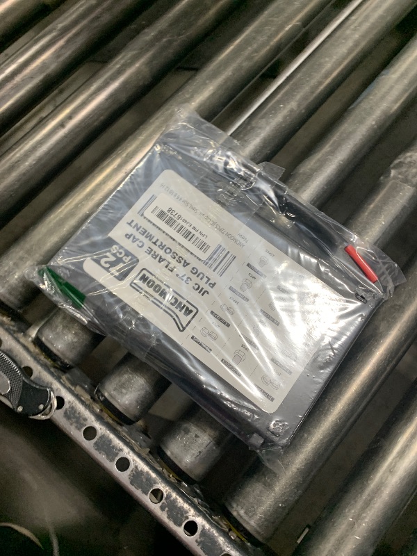 Photo 1 of ANCIMOON 72PCS JIC Cap and Plug Set, 37 Degree Flare Threads Hydraulic Hose Fittings, Carbon Steel, Size 4 6 8 10 12 16