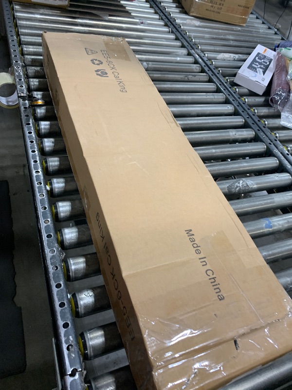 Photo 1 of Richwanone 5 Inch California King Size Bed Frame Metal Platform Mattress Foundation with Steel Slat Support, No Box Spring Needed, Easy Assembly, Black