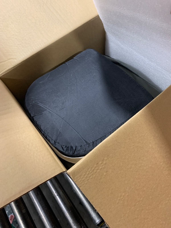 Photo 1 of K&H Pet Products Bucket Booster Dog Car Seat, Seat Belt Secured, 2 Safety Leashes, Washable Covers, Sturdy Pet Booster Seats for Cats & Dogs - Small Gray/Cream