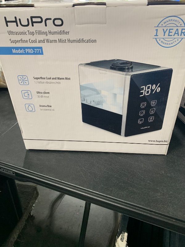 Photo 1 of Top Fill Cool Mist & Warm Mist Humidifier for Large Room Home Bedroom Living Room 6L Big Capacity, Air Ultrasonic Humidifiers with Essential Oil Diffuser, Quiet for Baby, Good for Asthma and Allergies
