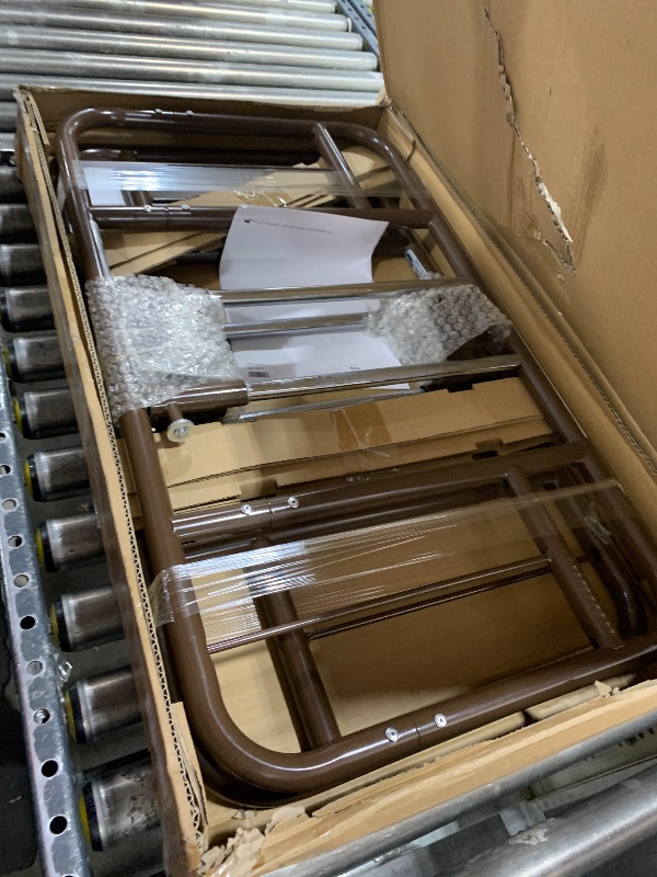Photo 1 of Invacare Clamp-On Half-Length Rails for Homecare Beds, 1 Pair of bed rails, 6630DS , Brown
