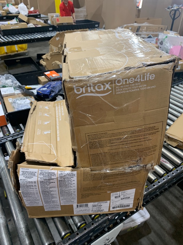 Photo 1 of Britax One4Life Convertible Car Seat, 10 Years of Use from 5 to 120 Pounds, Converts from Rear-Facing Infant Car Seat to Forward-Facing Booster Seat, Performance Fabric, Cool N Dry Moonstone