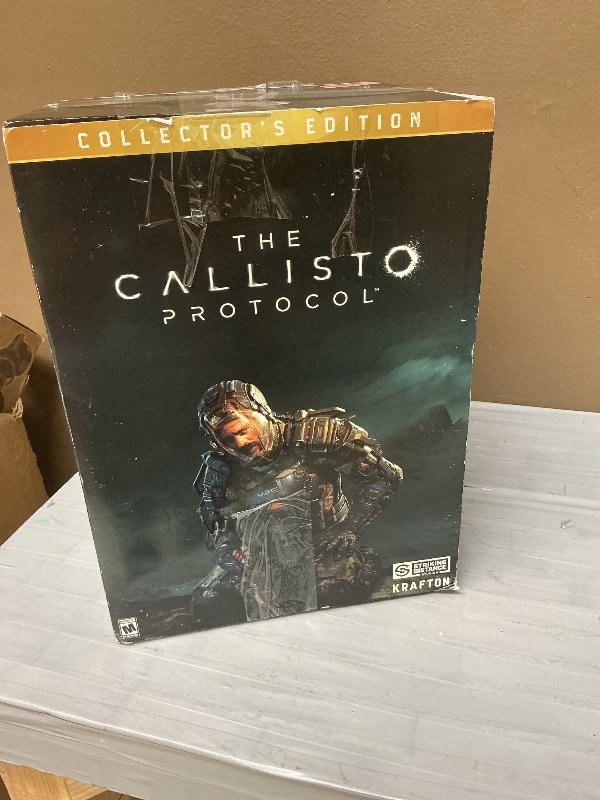 Photo 1 of SEE THE NOTES PICTURES………..The Callisto Protocol Collector's Edition, PS5, Includes Steelbook, Jacob Statue, Sketchbook, Collectible Pins, Digital Content