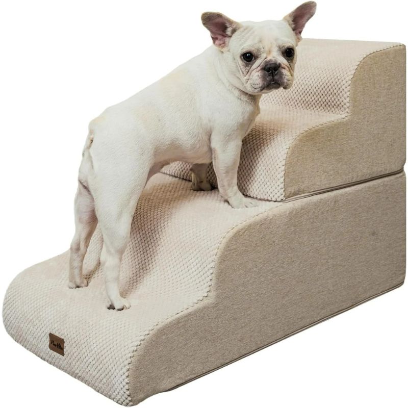 Photo 1 of Made4Pets Dog Stairs Ramp for Bed, 4-Step Dog Steps