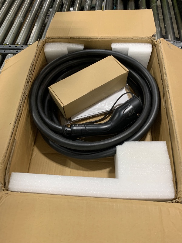 Photo 1 of Tera for Tesla EV Charger Level 2 J1772: ETL Energy Star 48A Adjustable 240V - with Manual Setting Amps & Schedule on Unit - NEMA 14-50 25FT Extra Long Charging Cable IP65 W01
