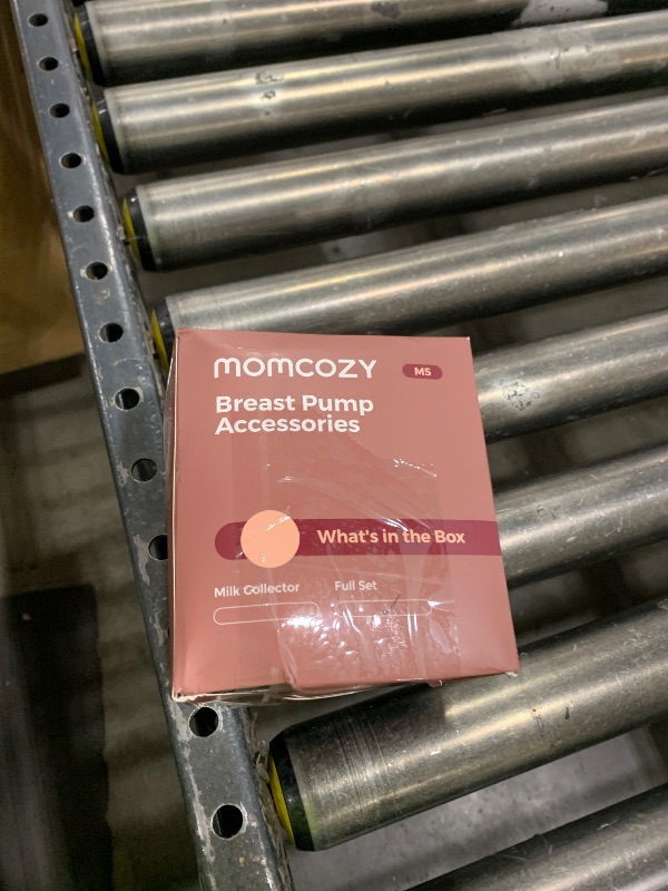 Photo 1 of Momcozy Full Set Collector Cup Only Compatible with Momcozy M5 NOT for Others. Original M5 Breast Pump Replacement Accessories (160ml, with Double-Sealed Flange 24mm)