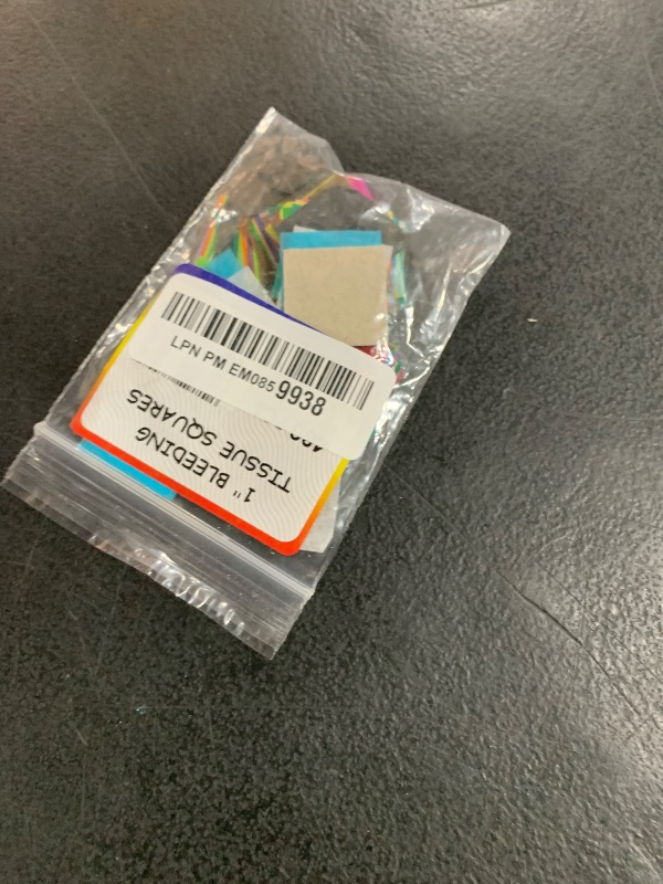 Photo 1 of Hygloss Products Bleeding Tissue Paper Squares 1-Inch, 20 Assorted Colors for Arts & Crafts, DIY Projects, Scrapbooking, Greeting Cards, 480 Squares