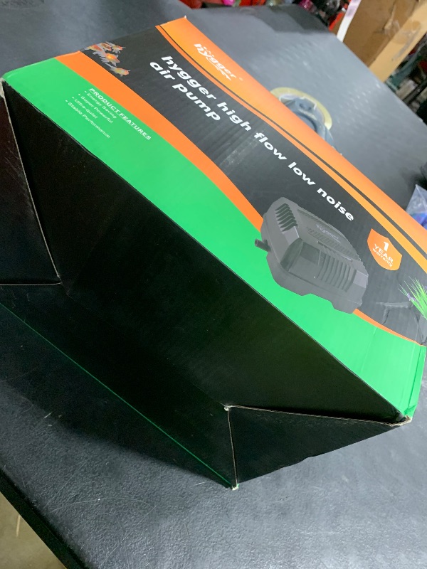 Photo 1 of hygger Pond Aerator Pond Air Pump Linear Air Pump Powerful Quiet Commercial Tank Air Pump Pond Pump for Koi Pond Aeration Waste Treatment Septic Fish Farm Hydroponic Aquariums Seafood Restaurant