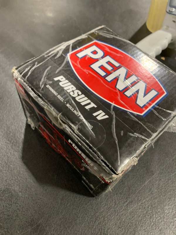 Photo 1 of PENN Pursuit IV Inshore Spinning Fishing Reel, Size 3000, HT-100 Front Drag, Max of 12lb, 5 Sealed Stainless Steel Ball Bearing System, Built with Carbon Fiber Drag Washers, Black Silver