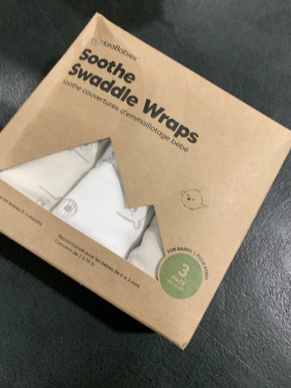 Photo 1 of 3-Pack Organic Baby Swaddle Sleep Sacks - Swaddles for Newborns, Infant 0-3 Months, Baby Girls, Boys, Soft & Snug Newborn Sleep Sack, Nursery Swaddling Blankets (Bumble Bear)