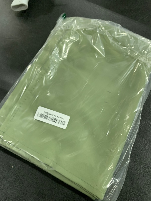 Photo 1 of DONREN 2 Panels Room Darkening Half Curtains for Small Windows - Cabinet Curtain Tiers for Kitchen with Rod Pocket (Sage Green,52 x 36 Inch Length)