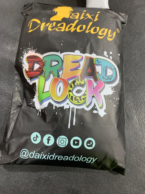Photo 1 of DAIXI 0.4cm Thickness 12 Inch 100 Strands and 0.6 0.8cm 100% Real Human Hair Dreadlock Extensions for Man/Women Full Head Handmade Permanent loc Extensions Bundles Can Be Dyed Bleached Curled Twisted