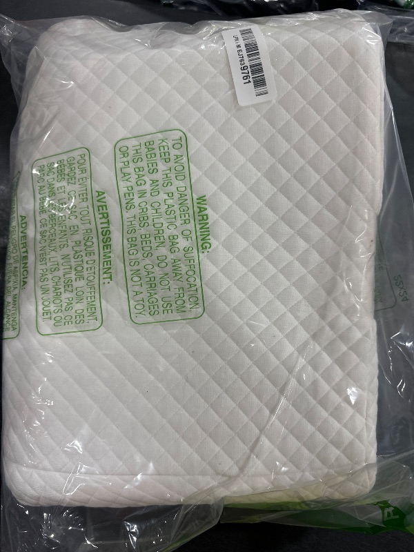 Photo 1 of EPABO Contour Memory Foam Pillow Orthopedic Sleeping Pillows, Ergonomic Cervical Pillow for Neck Pain - for Side Sleepers, Back and Stomach Sleepers, Free Pillowcase Included (Firm & Queen)