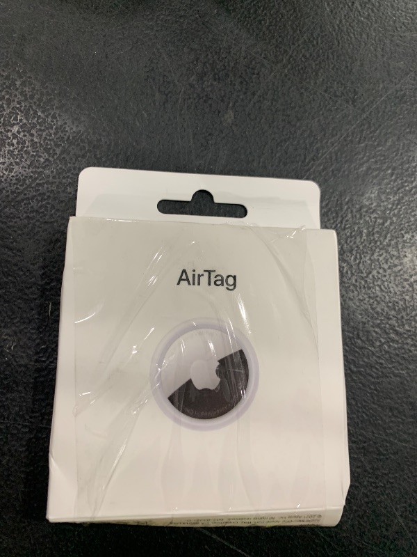 Photo 1 of Apple AirTag. Keep Track of and find Your Keys, Wallet, Luggage, Backpack, and More. Simple one-tap Set up with iPhone or iPad