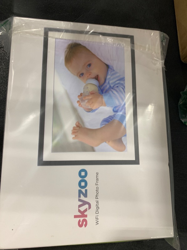 Photo 1 of SEE NOTES...........Skyzoo WiFi 10.1'' Digital Picture Frame, IPS HD Touch Screen Smart Photo Frame with 16GB Storage, Auto-Rotate, Easy Setup to Share Photos or Videos Remotely