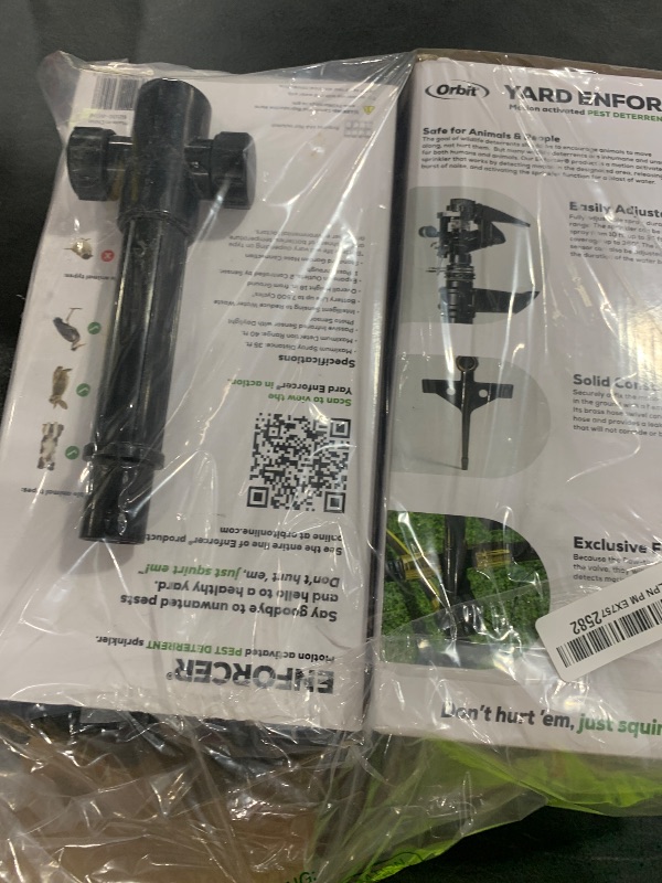 Photo 1 of 2-Pack Orbit 62100 Yard Enforcer Motion-Activated Sprinkler with Day & Night Detection Modes,Black