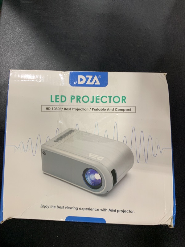 Photo 1 of Mini Projector with WiFi and Bluetooth, Outdoor Portable Mini Projector for iPhone Supports 1080P with Built-in Speaker, Movie Projector for Home Theater Compatible with iOS/Android/PC/TV Stick/HDMI