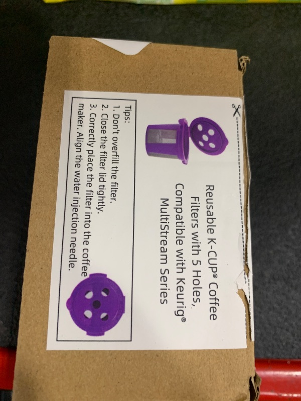 Photo 1 of Reusable K Cups for Keurig K Supreme, K Supreme Plus, K Slim, K-Duo Gen2, K-Brew Chill with MultiStream Technology, 2 Pack K Cup Coffee Filters - Purple