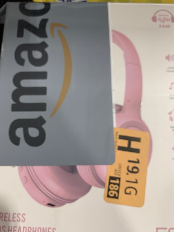 Photo 1 of Kids Bluetooth Headphones,Kids Headphones Wireless with 85dB Volume Limiter, 30H Playtime, Adjustable Headband,Over-Ear Headphone for Kid School Online Class Travel(Pink)