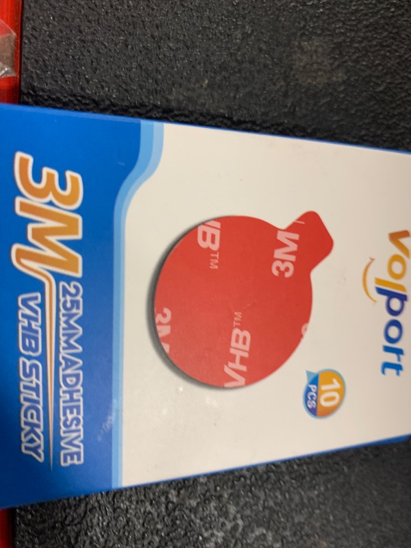 Photo 1 of 10 Pcs 3M Sticky Adhesive Pads for Car Magnetic Phone Holder, 1 inch Round VHB Double Sided Tape Replacement for Dashboard Cell Phone Mount & Mini Dash Cam Base, Strong 25mm Heat Resistant Sticker