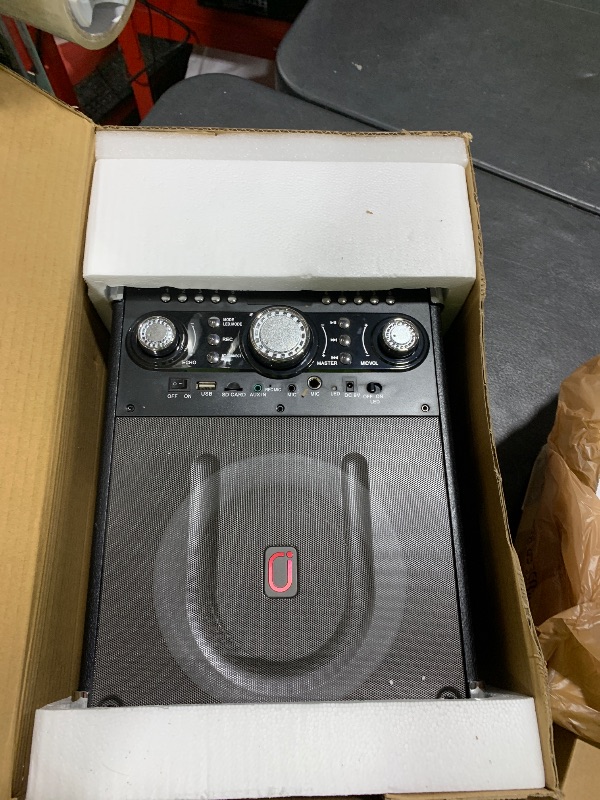 Photo 1 of Pro Audio Certified Karaoke Machine with 3 Mics, 24H Playtime Portable Bluetooth 5.3 Party Speakerw/DJ Light & Bass Boost, All-in-1 Home Entertainment System for Adults/Kids, Indoor/Outdoor Gathering