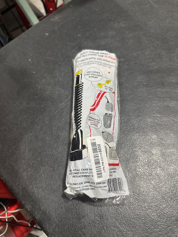 Photo 1 of EZ-POUR Replacement Spout - Water Jug Or Gas Can Spout - Update Your Old Can