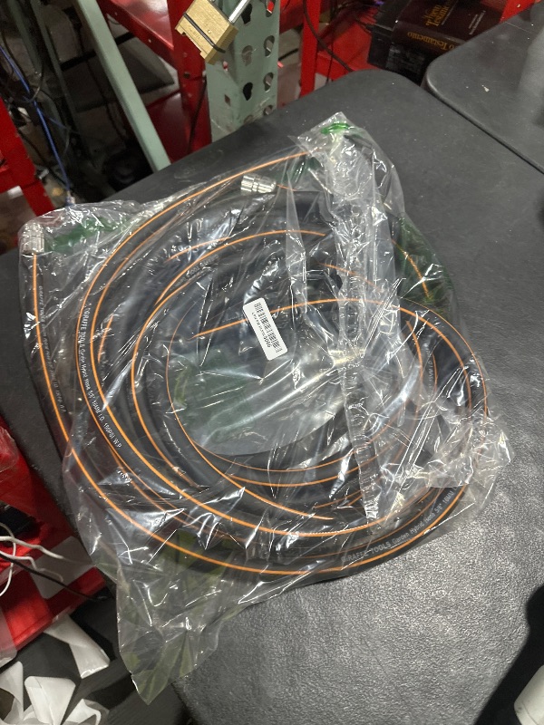 Photo 1 of Giraffe Tools Garden Hose 30ft x 5/8", Custom Length, Heavy Duty, No Kink, Flexible, Rubber Garden Hose, Leakproof Water Hose with Male to Female Fittings, 600 Burst PSI