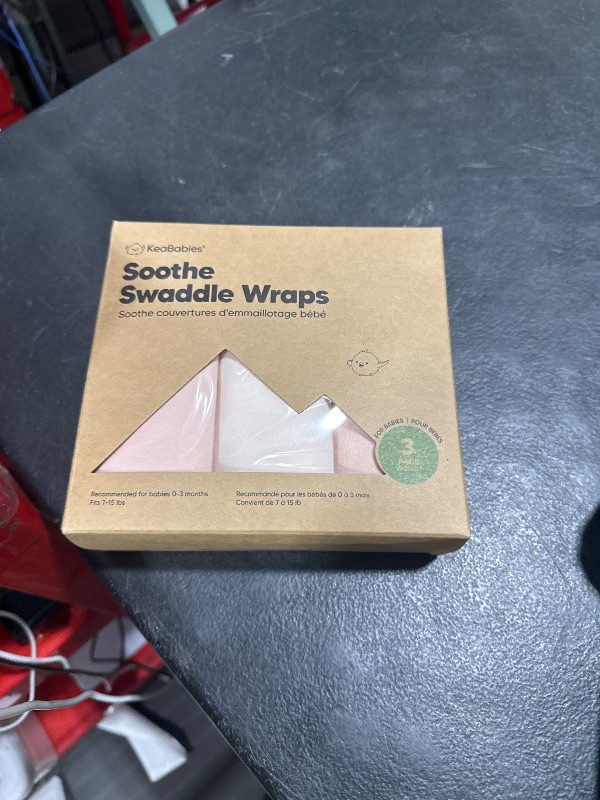 Photo 1 of 3-Pack Organic Baby Swaddle Sleep Sacks - Swaddles for Newborns, Infant 0-3 Months, Baby Girls, Boys, Soft & Snug Newborn Sleep Sack, Nursery Swaddling Blankets (Angelic)