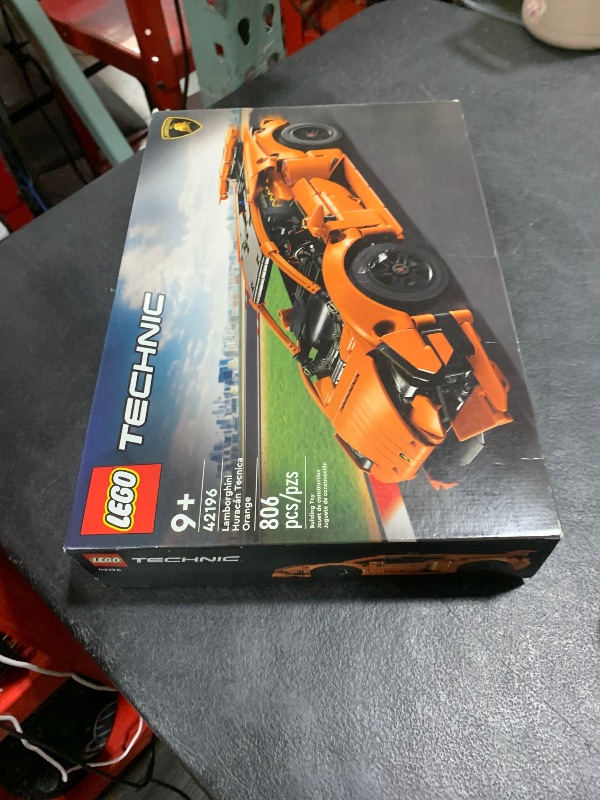 Photo 1 of LEGO Technic Lamborghini Huracán Tecnica Orange Toy Cars - Building Toys for Kids, Boys & Girls, Ages 9+ - Lamborghini Toy Car W/ V10 Engine & Steering - Gift Ideas for Birthdays - 42196