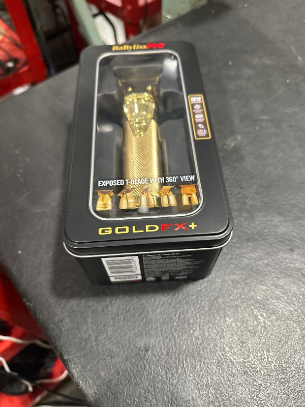 Photo 1 of BaBylissPRO GOLDFX+ Professional Barber Cord/Cordless Hair Trimmers – Beard Trimmer for Men, Professional Stylist & Barber Clippers, USB-C Cordless Hair Clippers for Men