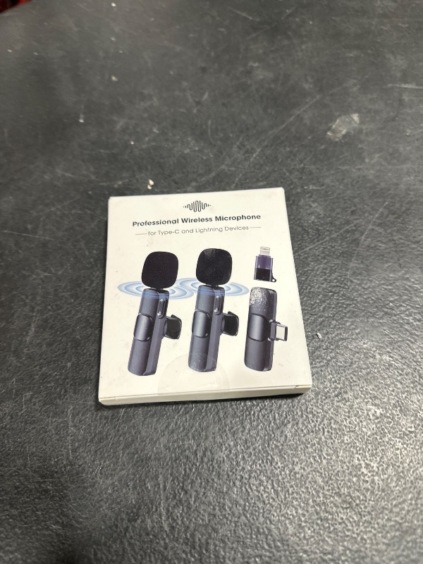 Photo 1 of HEHOTTC Mini Wireless Lavalier Microphone for iPhone, iPad, Android Phone - Noise Reduction Lapel USB C Bluetooth Mic for Recording, Clip on Omni Lav Mic for Video Recording, Tiktok, YouTube, Vlog
