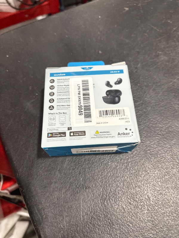 Photo 1 of Soundcore by Anker Life Dot 3i in-Ear Noise Cancelling Truly Wireless Headphones, IPX5 Waterproof, Black
