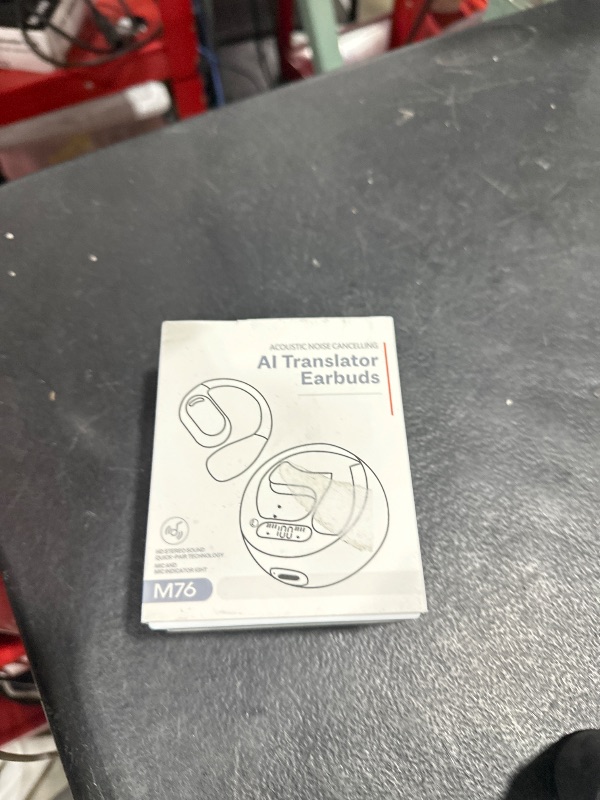 Photo 1 of AI Translation Earbuds, OWS Real-Time Translation Language Translator Earphone One Year Free Subscription Translation Device with Technology 144 Languages & 8 Offline Packs