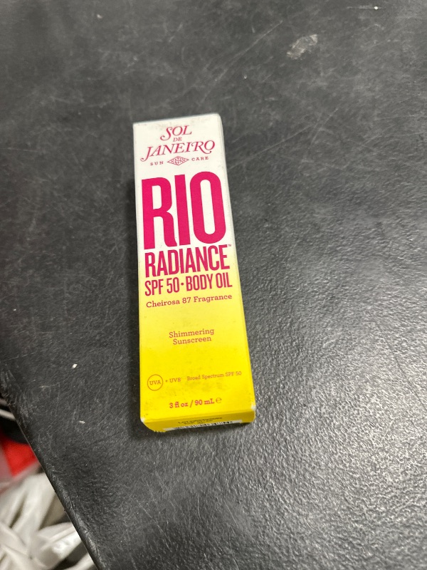 Photo 1 of SOL DE JANEIRO Rio Radiance SPF 50 Shimmering Body Oil Broad Spectrum| Spray Sunscreen Dry Oil for Body | UV Protection | 3 fl oz.