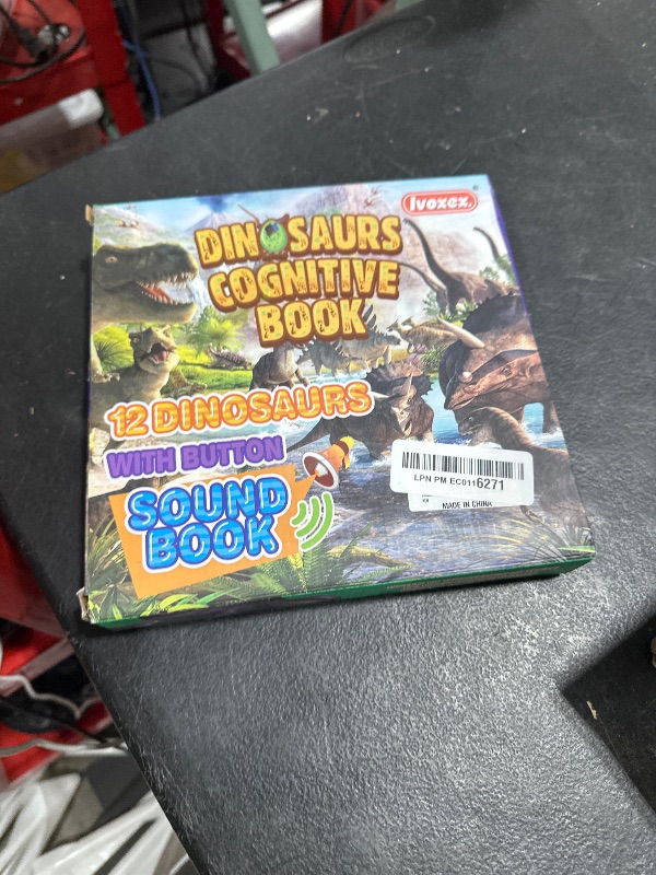Photo 1 of Dinosaur Toys,Dinosaur Sound Book with Pack of 12 Toy Figures,Realistic Roars,Interactive Perfect for Kids Dinosaurs Educational Toys for 3 4 5 6Year Old Boys&Girls