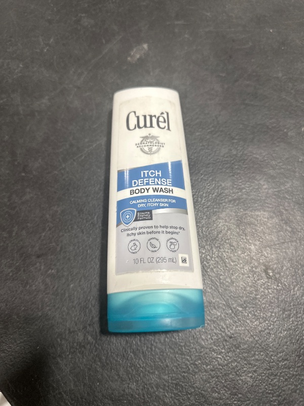 Photo 1 of Curel Itch Defense Calming Daily Cleanser, Body Wash, Soap-free Formula, for Dry, Itchy Skin, with Hydrating Jojoba and Olive Oil, 10 Oz
