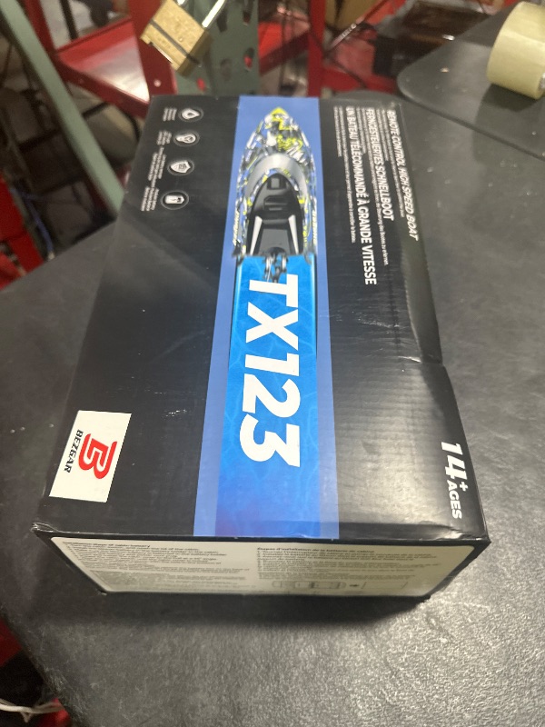 Photo 1 of BEZGAR TX123 Remote Control Boats - Fast Speed RC Boat 32+ KPH with A Portable Suitcase for Lakes & Pools & Salt Water, Summer Toys for Adults and Ideal Gifts for Kids Boys Age 6 7 8-12 Years Old