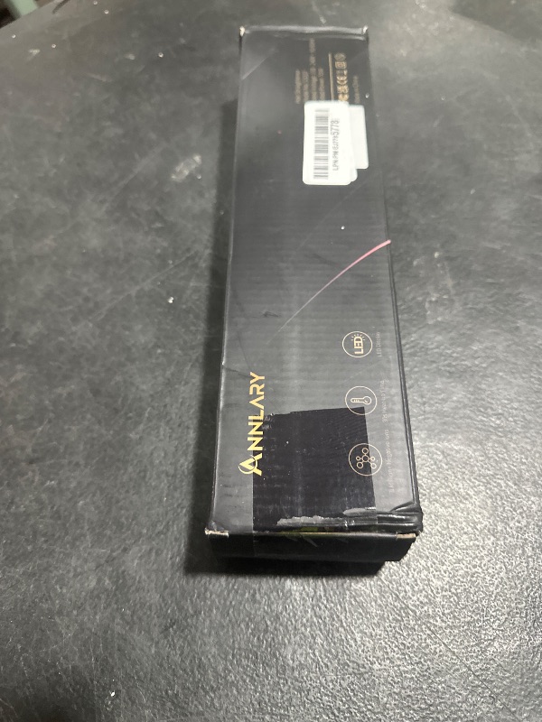 Photo 1 of Annlary Hair Straightener 1 Inch Flat Iron and Curler 2 in 1 Titanium Ceramic Ionic Dual Voltage Straightener with Silicone, for Less Frizz, Shinier & Smoother