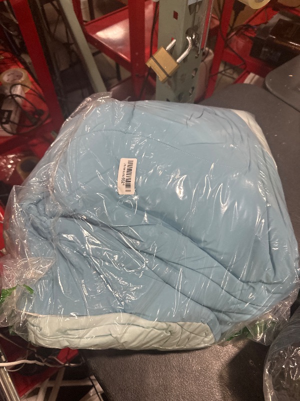 Photo 1 of REST® Evercool® Cooling Comforter, Full/Queen, Blanket for Hot Sleepers, All Season Bedding to Keep Cool for Night Sweats, Breathable Lightweight Blanket, 90"x90" Inches, Aqua Blue
