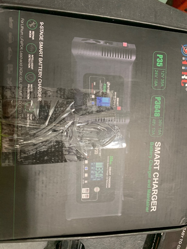 Photo 1 of Premium 36V and 48V Golf Carts Charger,18Amp Smart Trickle Charger with Voltage Display, 36V-18Amp/48V-13Amp, Lithium,LiFePO4,Lead-Acid AGM/Gel/SLA Car Battery Maintainer for EZGO TXT Car Boat