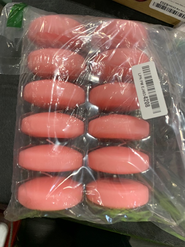 Photo 1 of 10 Hour Pink Floating Candles Large 3" Unscented Dripless Pool Water Wax Floating Candles for Vases, Centerpieces at Valentine's Day Wedding, Party, Holiday, Set of 12