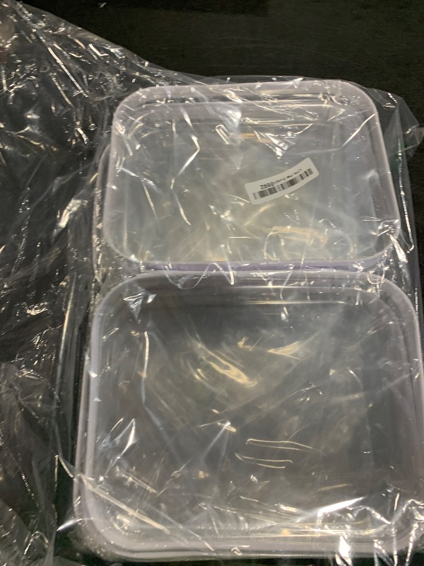 Photo 1 of Sanwuta 6 Pcs Clear Hard Zipper Case Hard Plastic Zipper Pouches Makeup Bag Transparent Cases for Snacks Plastic Storage Organizer Portable Box for Travel