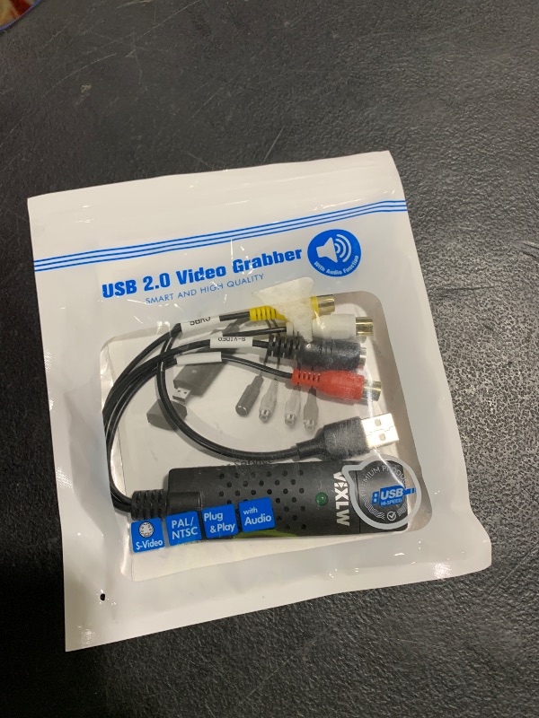Photo 1 of USB Video Capture,Video Capture Card,RCA to USB Video Converter,VHS Mini DV VCR Hi8 DVD to Digital Converter for PC TV, MAC Windows Vista Compatible