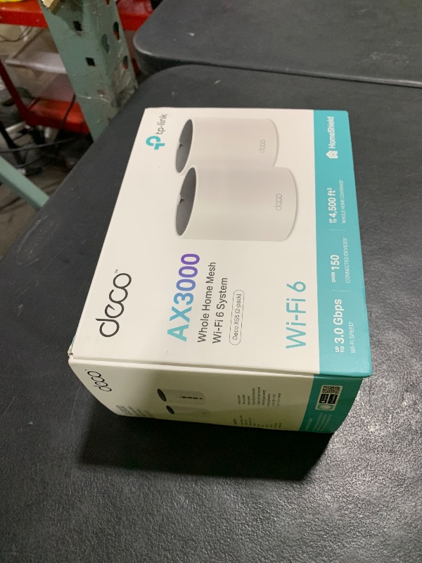 Photo 1 of TP-Link ???? X55 AX3000 WiFi 6 Mesh System - Covers up to 4500 Sq.Ft, Replaces Wireless Router and Extender, 3 Gigabit Ports per Unit, Supports Ethernet Backhaul (2-Pack)