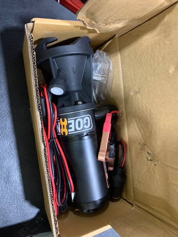 Photo 1 of 12V RV Portable Macerator Waste Pump for Sewage, 12GPM Suction 3.2 feet Lift 10 feet, Complete RV Macerator Pump Kit for Right Out of Box