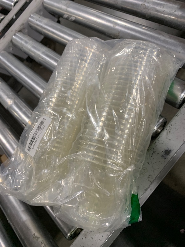 Photo 1 of TOSSWARE NATURAL Arc - Plant Based Clear Cold Cups 12 oz - Plastic Alternative for Parties, Bachelorettes, Weddings - Recyclable - Set of 50