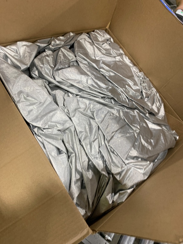 Photo 1 of QUYDDC Full Car Cover Universal 6 Layers Outdoor Thicked All Weather Cover, Sunshield, Waterproof, Snow Proof, UV Proof, Scratch Proof, Bird Droppings, 6 Reflective Strips, Fits Pickups up 230"-260"