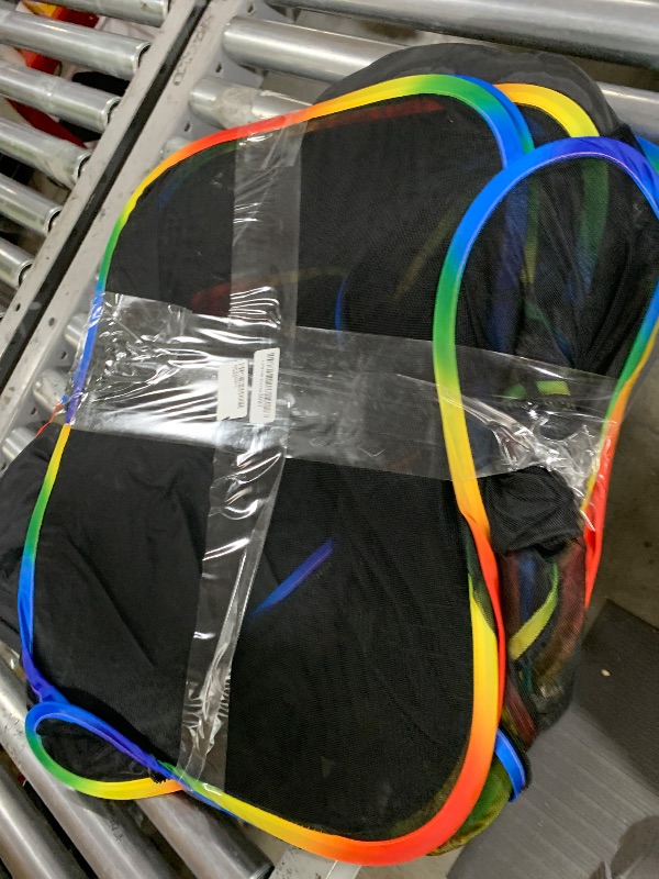 Photo 1 of LUCKITTY Outdoor Rainbow Cat Enclosures Playground,Outside House for Indoor Cats Include Portable Tent, Circle Cat Playpen Tunnel Catio, for Cats, Kitty and Small Animals,Within Storage Bag