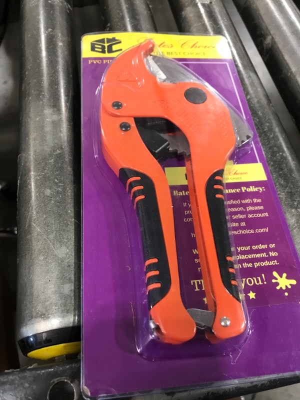 Photo 1 of Bates- Pvc  Cutter, Cuts up to 1-1/4", Ratcheting PVC Pipe Cutter Tool, Pipe Cutters PVC, PVC Pipe Shears, PVC Cutter, Plastic Pipe Cutter, PEX Pipe Cutter, PVC Cutter Tool, PVC Ratchet Cutter