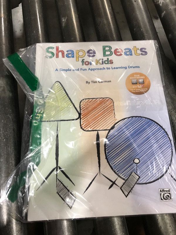 Photo 1 of Shape Beats for Kids: A Simple and Fun Approach to Learning Drums, Book & Online Audio/Software